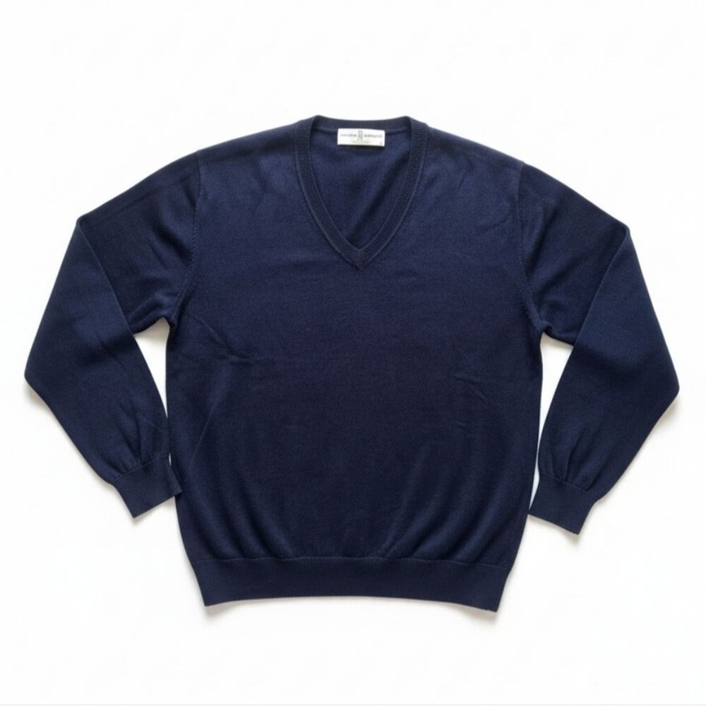 Fairway & Greene Men's Navy V-Neck Sweater